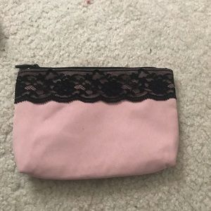 Pink Ipsy bag with lace